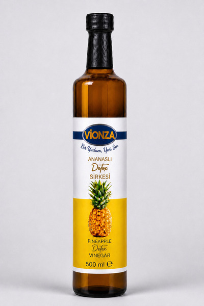 vionza Ananaslı Detox Sirkesi 500ml ( Doğal Fermantasyon )