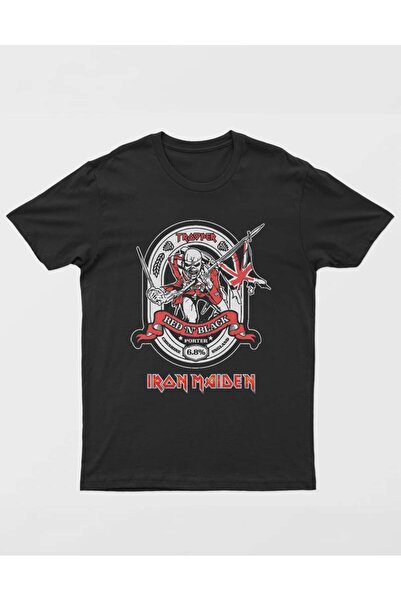 buzagi tasarım ürünleri تي شيرت Iron Maiden عادي للجنسين