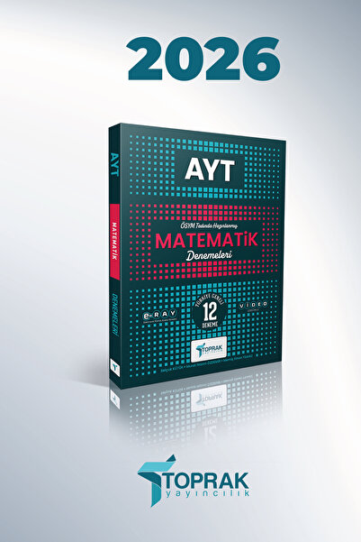 Toprak Yayıncılık AYT MATEMATİK DENEME KİTABI