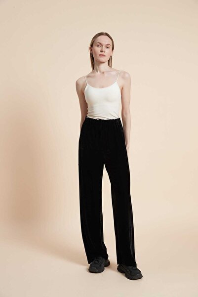 Yola Wide-Leg Solid Long Pants