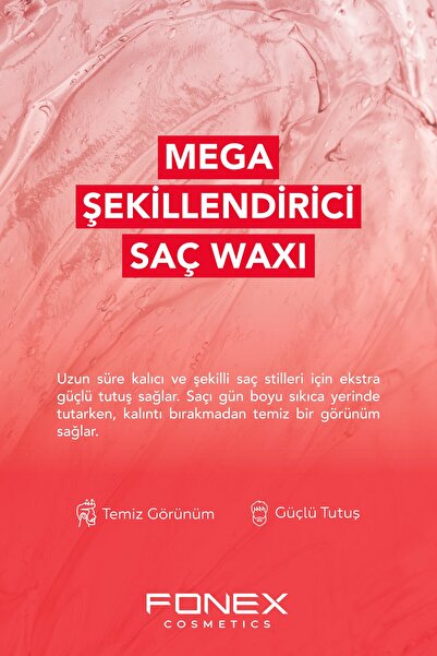 Fonex Şekillendirici Saç Waxı Mega 150 ML