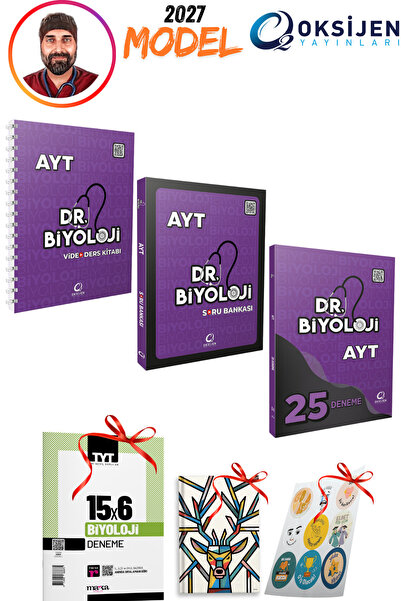 Oksijen Yayınları 2027 Model Oksijen Yayınlar Dr Biyoloji AYT Video Ders Kita...