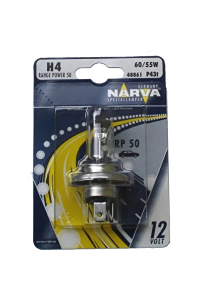 Narva Bec halogen far auto Range Power H4 60/55W 12V 48878
