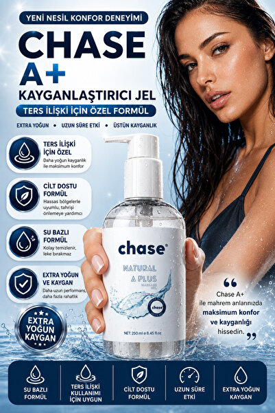 Chase Kayganlaştırıcı Masaj Jel Su Bazlı - Lubricant Massage Gel Water Based