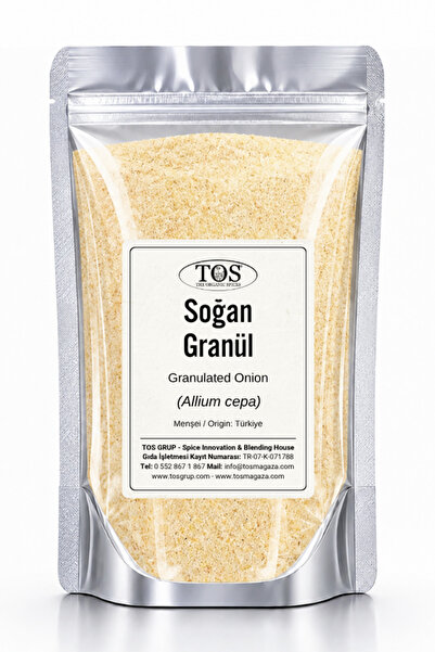 TOS The Organic Spices Soğan Granül 50 gr (1. Kalite) Allium cepa / Granulate...