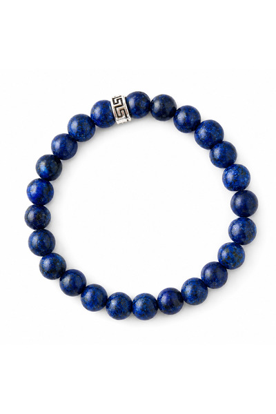 Perlavita Bileklik Doğaltaş Sıkma Lapis Lazuli 8 mm - İletişim Odaklanma ve B...