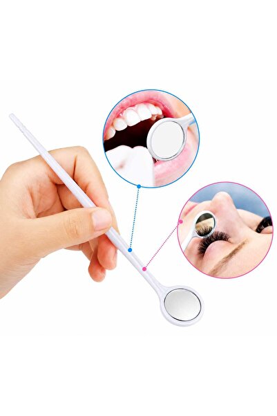 PİRAYE AKSESUAR Diş Aynası • 2 Adet Plastik Diş Aynası • Diş Ağız Bakımı