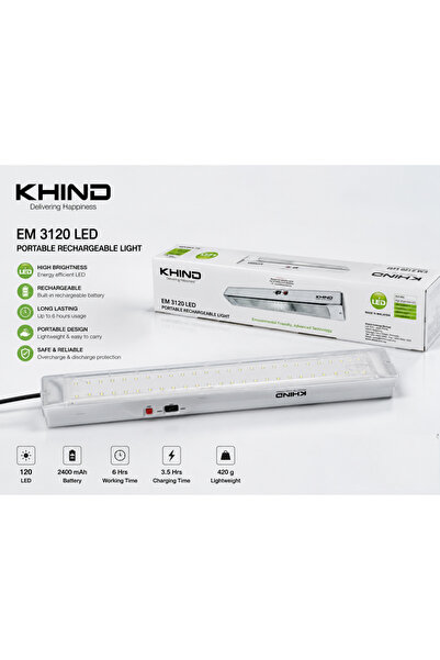 Khind Automatic Rechargeable Led Emergency Light