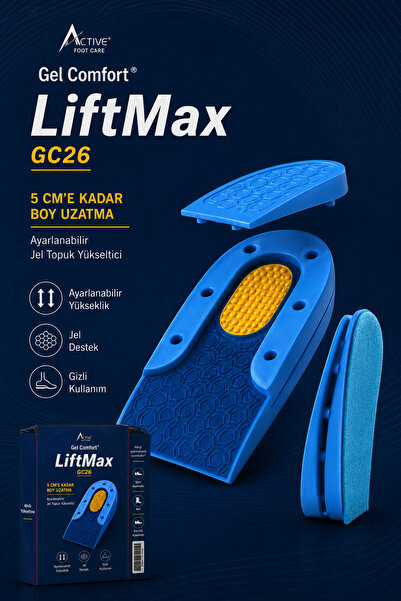 Gel Comfort GC26 - LiftMax Jel Boy Uzatıcı Topukluk |Topuk Destekleyici Gizli...