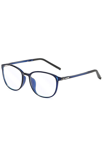Techsuit Ochelari anti-lumină albastră Reflex PC (F2822) - Rotunzi - Albaștri