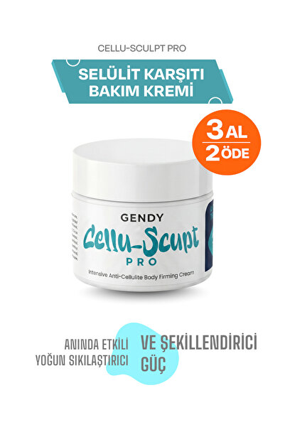 GENDY Cellu-Sculpt Pro - Selülit Karşıtı, Sıkılaştırıcı ve Nemlendirici Etkil...
