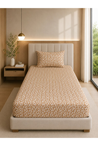 sarra Home Flora Single Size Eco-Friendly Elastic Bed Sheet Set