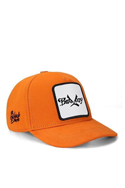 BlackBörk Șapcă de baseball pentru copii cu logo Bad Boy portocaliu