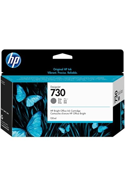 HP Cartus Cerneala Original Gray, nr.730, pentru T1700|T2600, 130ml, incl.TV ...
