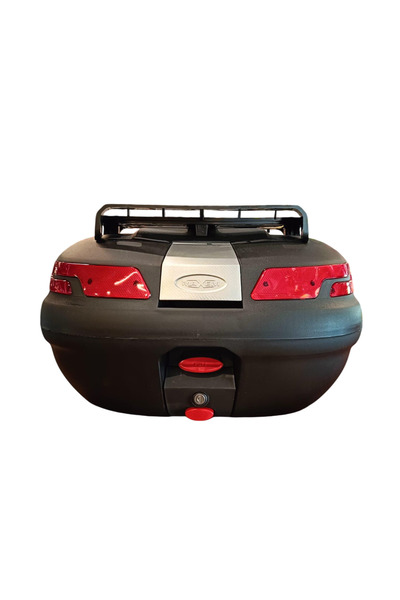 Maxem SL-45 lt Motosiklet Arka Çanta Üst Bagaj ve Sırt Dayamalı Full 45 Litre...