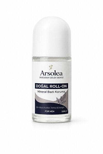 Arsolea Doğal Koku Önleyici Roll-On Deodorant Erkek - Fresh Koku - 24 Saat Et...