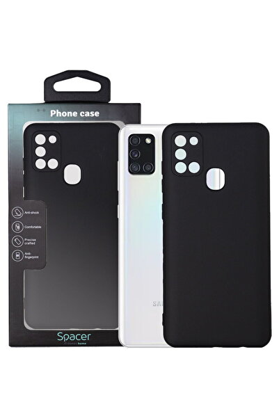 Spacer Калъф за смартфон за Samsung Galaxy A21S, дебелина 2 мм, гъвкав силико...