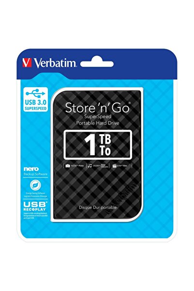 Verbatim Store 'n' Go, 1TB, 2.5 inch, USB 3.0