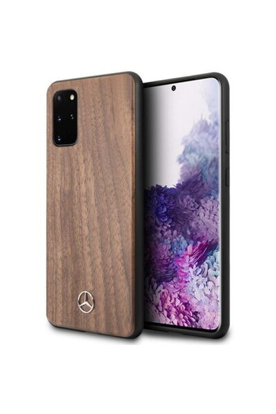 MERCEDES MEHCS67VWOLB S20+ G985 carcasă rigidă maro Wood Line Walnut