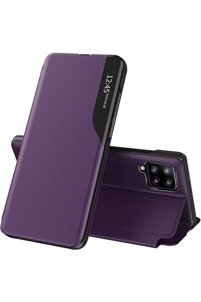 Techsuit Husa pentru Samsung Galaxy A12 / A12 Nacho - eFold Series - Purple