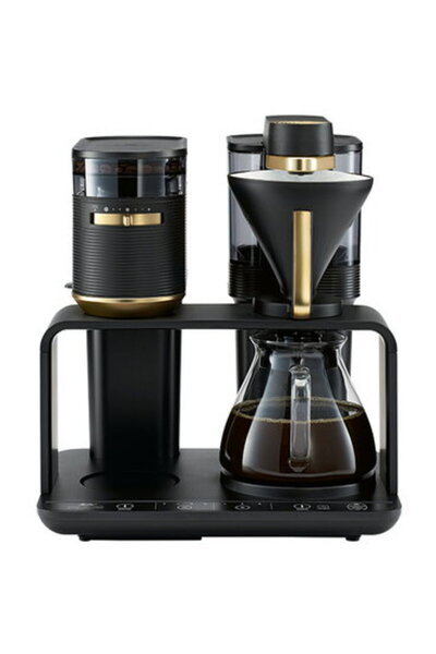 melitta Cafetieră cu filtru și râșniță EPOS Negru-Auriu, 1000W, 1.25L, 8-10 c...