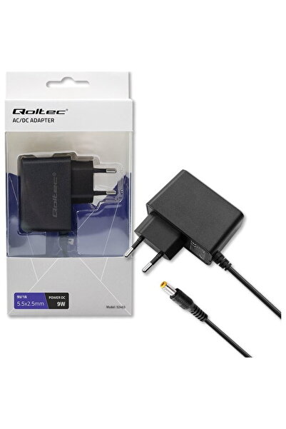 Qoltec 52403, 9W, Черен