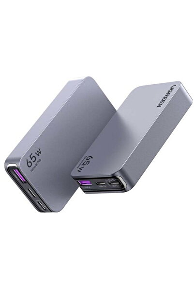 Ugreen 2x USB Type-C, 1x USB GaN 65W Gri