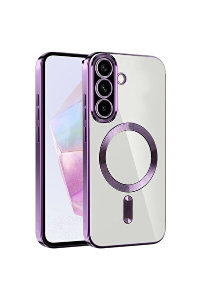 Techsuit Husă pentru Samsung Galaxy A36 5G - Luxury Crystal MagSafe - Mov des...
