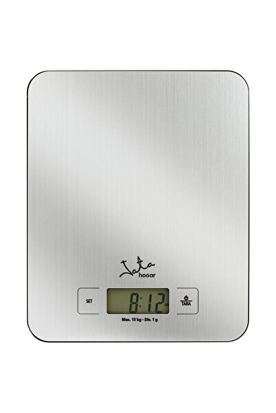 Jata 719 inox, 15 kg / 1 g, cu ceas și timer
