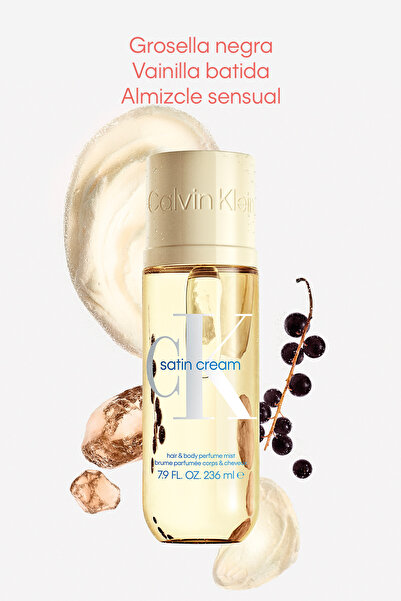 Calvin Klein Satin Cream Hair&Body Perfume Mist 236 ML - Parfümlü Saç ve Vücut Spreyi