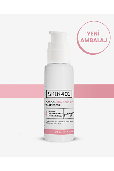 Skin401 SPF50 Pink - Tone Equalizing Sunscreen (PINK TONE UP) 50ml