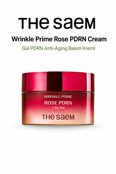THE SAEM Wrinkle Prime Rose PDRN Cream - Gül PDRN Anti-Aging Bakım Kremi