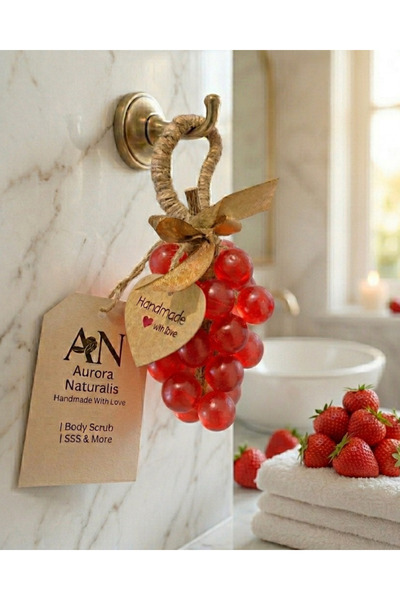 aurora naturalis Grape Soap Handmade Grape Soap With Strawberry Fragrance | P...