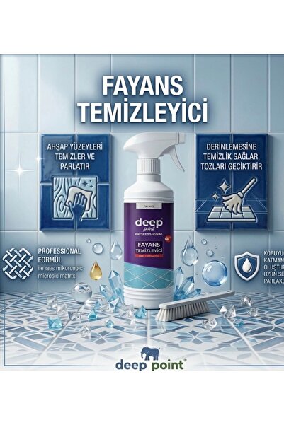 deep point türkiye Dp Fayans ve Derz Temizleyici