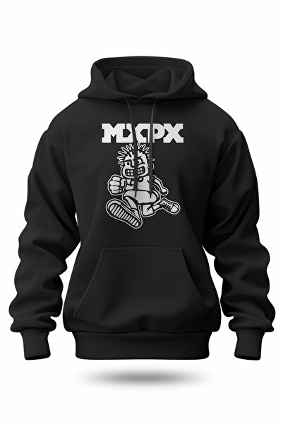buzagi tasarım ürünleri سويت شيرت بقلنسوة للجنسين بطباعة رقمية من Mxpx