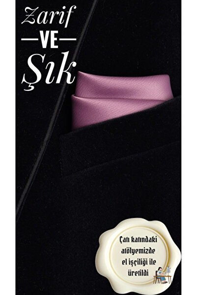 Store Lila Erkek Cep Yaka Mendili Ceket Mendili