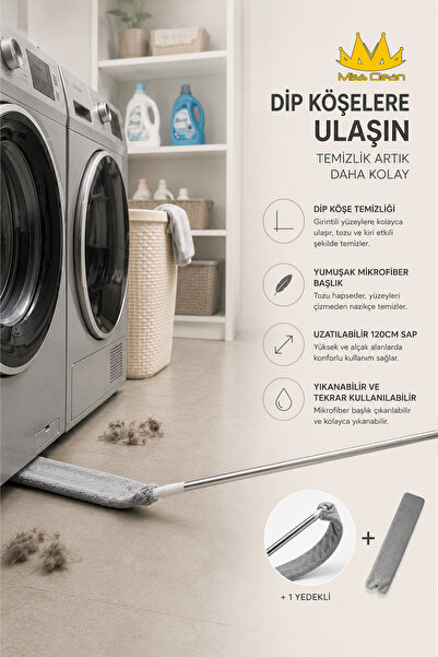 Miss Clean (+ 1 εφεδρική βούρτσα) με εντοιχισμένη κεφαλή μικροϊνών για τον κα...