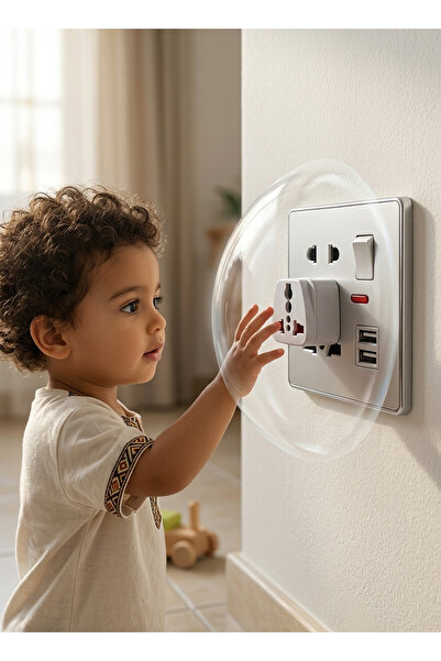 unbrand Wall Socket, Double Switch Multi Socket with 2 USB Ports, Universal T...