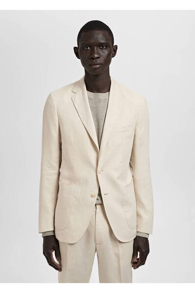 MANGO Man %100 keten slim fit Salerno blazer ceket