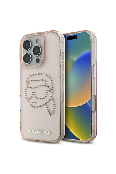 Karl Lagerfeld Husa pentru iPhone 16 Pro - IML Rhinestones (KLHCP16LHKHDCELP)...