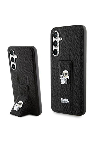 Karl Lagerfeld Husă Gripstand Saffiano Karl&Choupette Pins pentru Samsung Gal...