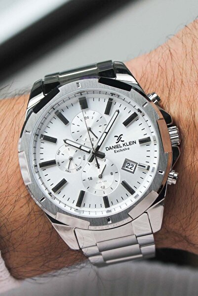 Daniel Klein ساعة يد رجالية بسوار فولاذي DK450422