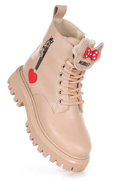 Kiko Kids Bella Daily Mädchen-Bootsschuhe mit Reißverschluss