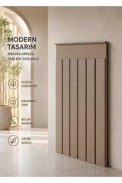 petels Duvar Paneli 45 Cm Genişlik X 105 Cm Ham Mdf Duvar Paneli Panel45cm