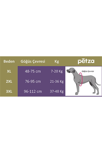 Petza Orta ve Büyük Irk Köpek Tulum - Skeleton