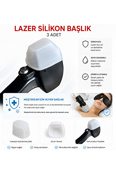 Zenova Lazer Epilasyon Silikon Başlık 3 Adet