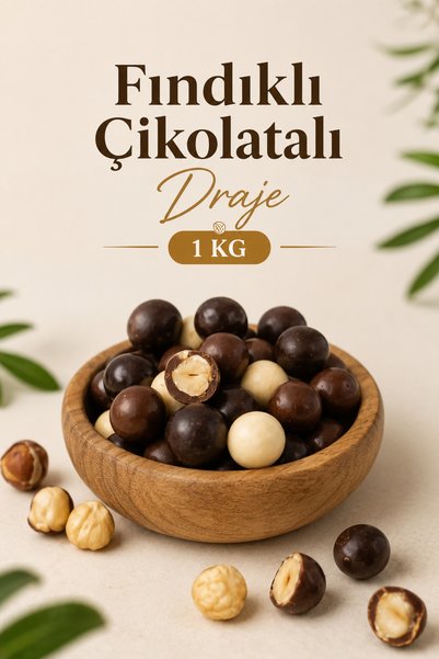 ÜLKÜ KURUYEMİŞ (1 KG) Fındıklı Çikolatalı Draje Hediyelik Tatlı Atıştırmalık ...