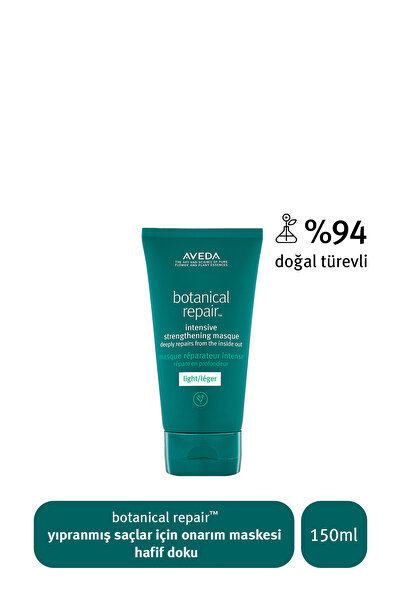 Aveda Botanical Repair Yıpranmış Saçlar için Onarım Maskesi: Hafif Doku 150ml...