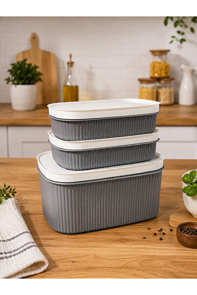 FAVORA 3 Piece Organizer Gray