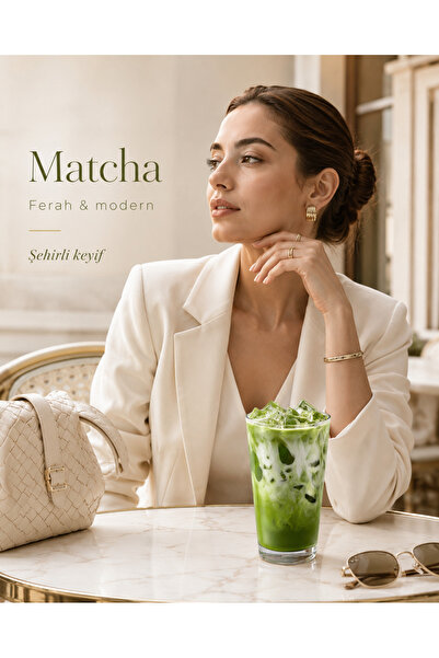 Safiş Premium Matcha Tozu 50 gr | Canlı Yeşil Renk, Kremsi İçim ve Doğal Lezzeti